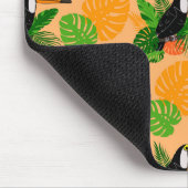 熱帯トゥーカンの鳥のシームレスなパターン マウスパッド (コーナー)