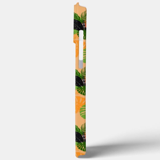 熱帯トゥーカンの鳥のシームレスなパターン Case-Mate iPhoneケース (裏面 / 左)