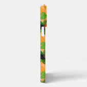 熱帯トゥーカンの鳥のシームレスなパターン iPhoneケース (右側面)