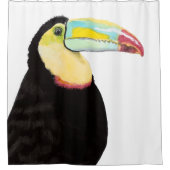 熱帯トゥーカンバード シャワーカーテン (正面)