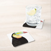 熱帯トゥーカンバード スクエアペーパーコースター (インサイチュ)