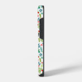 熱帯トスカーナと花の模様 iPhoneケース (左側面)