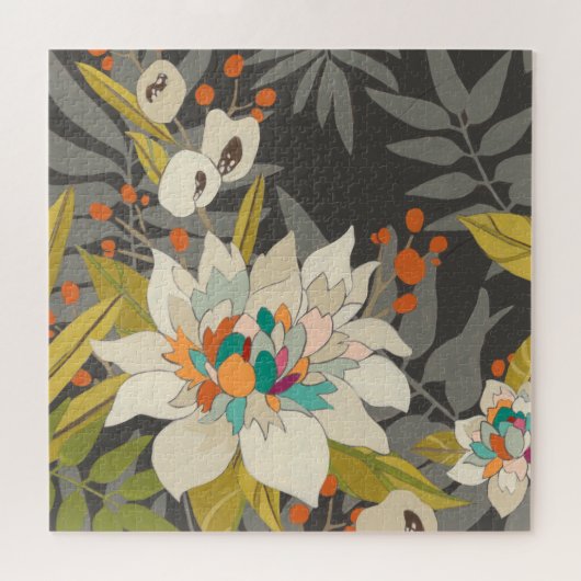 熱帯トワイライトの花 ジグソーパズル (横)