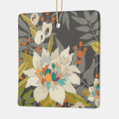 熱帯トワイライトの花 セラミックオーナメント (左)