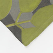 熱帯トワイライトの花 フリースブランケット (角)