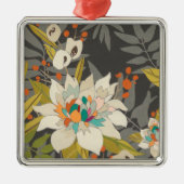 熱帯トワイライトの花 メタルオーナメント (正面)