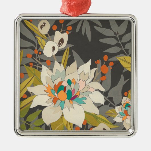 熱帯トワイライトの花 メタルオーナメント (正面)