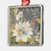 熱帯トワイライトの花 メタルオーナメント (左)