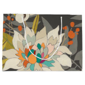 熱帯トワイライトの花 ラージペーパーバッグ (裏面)