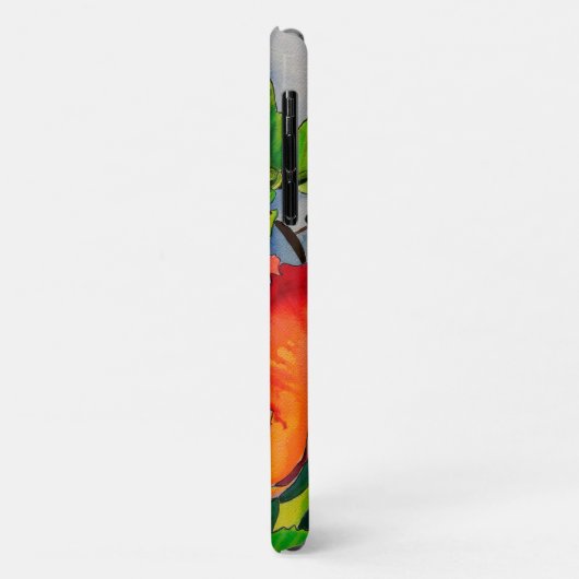 熱帯ネオンハイビスカス花 Case-Mate iPhoneケース (裏面/左)