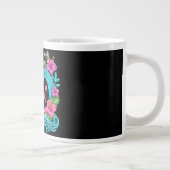熱帯ネオンフラミンゴ ジャンボコーヒーマグカップ (右)