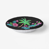 熱帯ネオンフラミンゴ ペーパーボウル (傾斜あり)