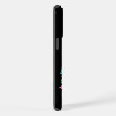 熱帯ネオンフラミンゴ iPhoneケース (右側面)