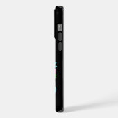 熱帯ネオンフラミンゴ iPhoneケース (左側面)