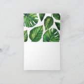 熱帯ノートありがとう サンキューカード (内部)