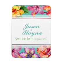 熱帯ハイビスカスが日付を保存