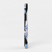 熱帯ハイビスカスとフラミンゴのゼブラパターン Case-Mate iPhoneケース (裏面/右)