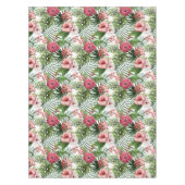 熱帯ハイビスカスによっては群葉パターンが開花します テーブルクロス (正面)