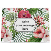 熱帯ハイビスカスによっては葉の群葉パターンが開花します ラージペーパーバッグ (正面)