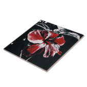 熱帯ハイビスカスのアートワーク タイル (側面)