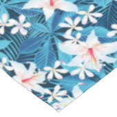 熱帯ハイビスカスの花パターン2 テーブルクロス (アングル)