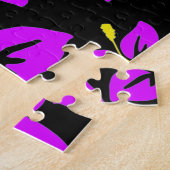 熱帯ハイビスカスの花 ジグソーパズル (側面)