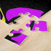 熱帯ハイビスカスの花 ジグソーパズル (側面)