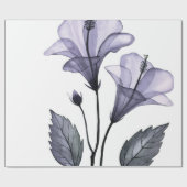 熱帯ハイビスカスの花 ラッピングペーパー (フラット)