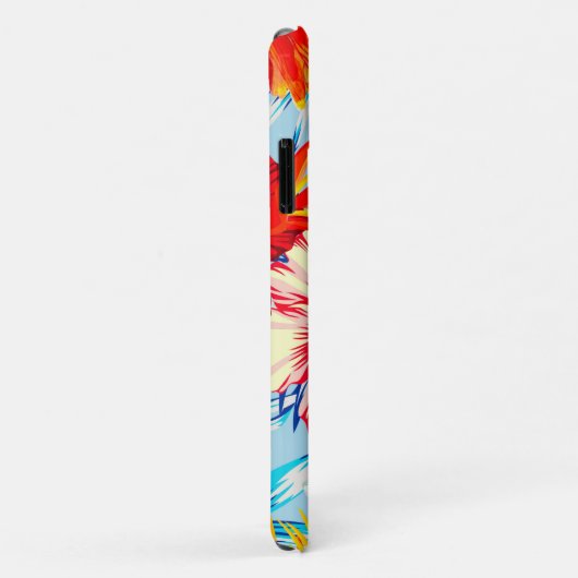 熱帯ハイビスカスの青い花 Case-Mate iPhoneケース (裏面/右)