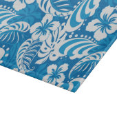 熱帯ハイビスカスパターン カッティングボード (角)