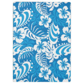 熱帯ハイビスカスパターン クリップボード (裏面)