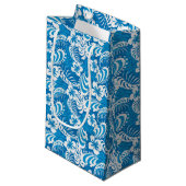 熱帯ハイビスカスパターン スモールペーパーバッグ (正面アングル)