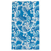 熱帯ハイビスカスパターン スモールペーパーバッグ (正面)