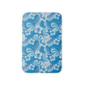 熱帯ハイビスカスパターン バスマット (正面縦)