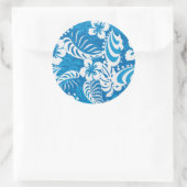 熱帯ハイビスカスパターン ラウンドシール (バッグ)