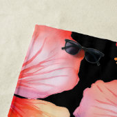 熱帯ハイビスカスビーチタオル ビーチタオル (インサイチュ)