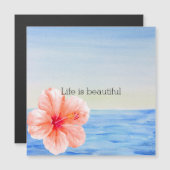 熱帯ハイビスカスフラワー海 (正面/裏面)