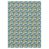 熱帯ハイビスカスフローラルパターン テーブルクロス (正面)