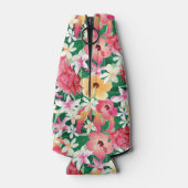 熱帯ハイビスカスフローラルパターン ボトルクーラー (裏面)