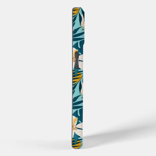 熱帯ハイビスカスフローラルパターン Case-Mate iPhoneケース (裏面 / 右)