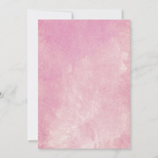 熱帯ハイビスカスフローラ水結婚色 招待状 (裏面)