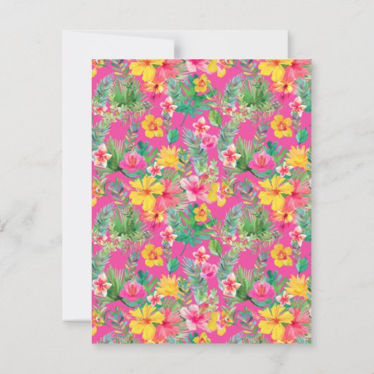 熱帯ハイビスカスフローラ移動発表 招待状 (裏面)