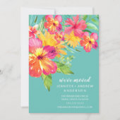 熱帯ハイビスカスフローラ移動発表 招待状 (正面)