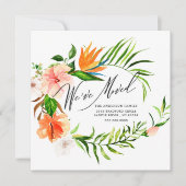 熱帯ハイビスカスフローラ移動発表 案内状 (正面)