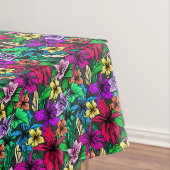 熱帯ハイビスカスフローラ花模様 テーブルクロス (インサイチュ)