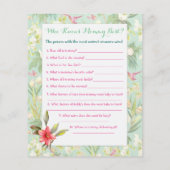 熱帯ハイビスカスベビシャワーゲーム両面 (裏面)