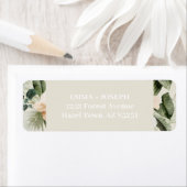 熱帯ハイビスカスボホフローラ住所 ラベル (インサイチュ)