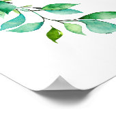 熱帯ハイビスカス結婚の開幕式のサイン ポスター (角)