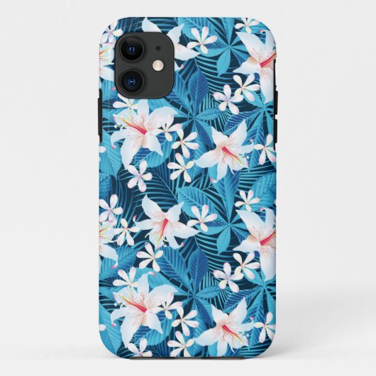熱帯ハイビスカス花柄 Case-Mate iPhoneケース (裏面)