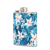 熱帯ハイビスカス花模様2 フラスク (左)